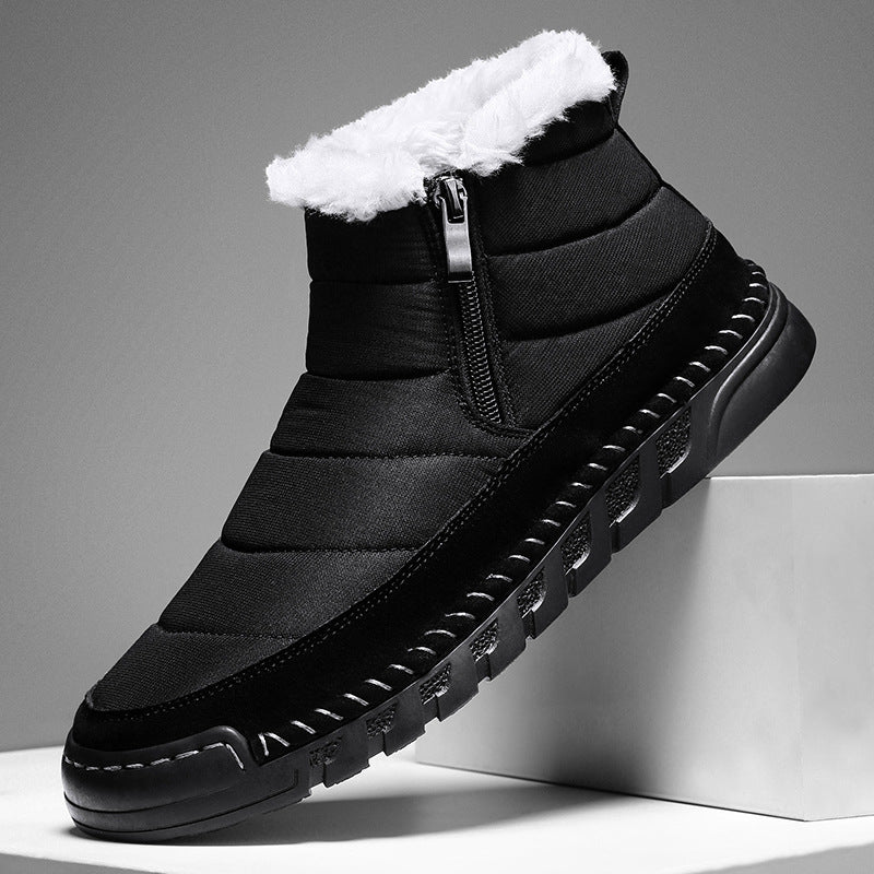 Plus Size Snow Boots Men's Outdoor Thickened Warm
