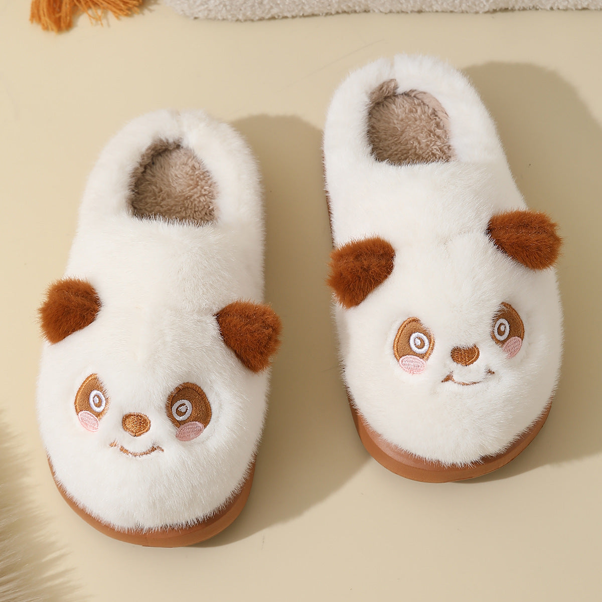 Cartoon Cotton Slippers For Autumn And Winter Home And Indoor Use