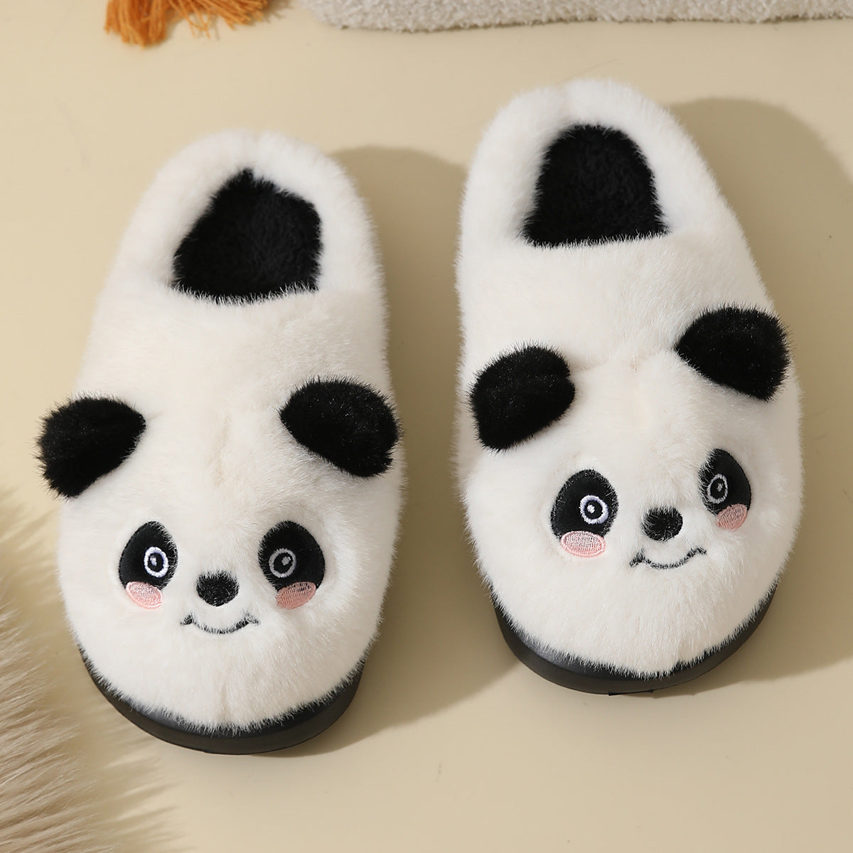 Cartoon Cotton Slippers For Autumn And Winter Home And Indoor Use