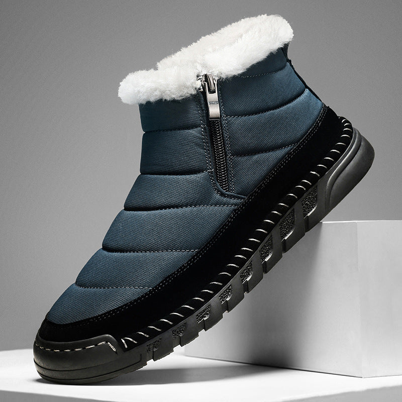 Plus Size Snow Boots Men's Outdoor Thickened Warm